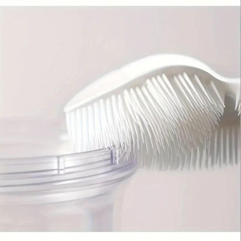 Swarahandier Silicone Bottle Cleaning Brush for Water Bottles, Glass Bottles, Flasks, Jars and Narrow Neck Containers.(Multicolour |Pack of 2) 2