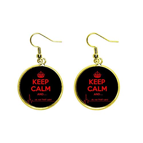Pendientes rojos y negros estilo ear dangle golden drop earring mujer
