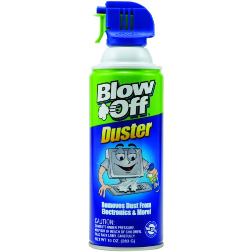 Blow Off Air Duster Can with Nozzle, 10 oz., Blue-Green - 9962