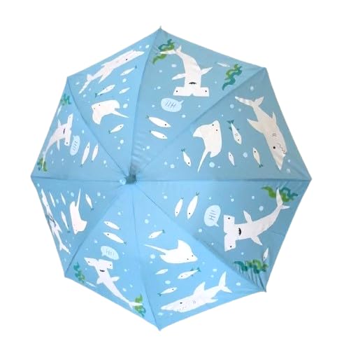 ™ Color Changing Umbrella, Magic Umbrella,Fish Design Kids Magic Umbrella Automatic Umbrella, Umbrella for Kids Under the Sea Theme Umbrella for Boys, Animal Umbrella-image-19