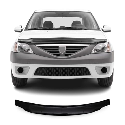 Déflecteurs d'air capot de voiture Dacia Logan 2005-2012 acrylique noir