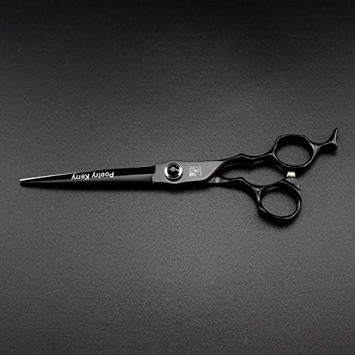 high-end Professional pet Care 7 inch pet Scissors 440C Steel Black