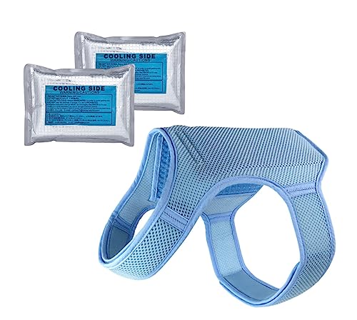 HORAY WORLD Cooling Vest for Dogs, Dog Vest Harness with Innovative Ice Packs for Optimum Temperature & Longer Cooling Time, Prevent Heat-Stroke, Applicable to All Breeds of Canines (X-Large Size) HORAY WORLD Cooling Vest for Dogs, Dog Vest Harness with Innovative Ice Packs for Optimum Temperature & Longer Cooling Time, Prevent Heat-Stroke, Applicable to All Breeds of Canines (X-Large Size)