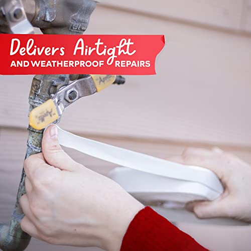 Xfasten Butyl Sealing Tape, White, 1/8-In X 3/4-In X 30-Foot Plumbers Putty Tape, Rv Sealant Tape, Butyl Rubber For Boat Sealing, Edpm Butyl Tape Rv #TOP7