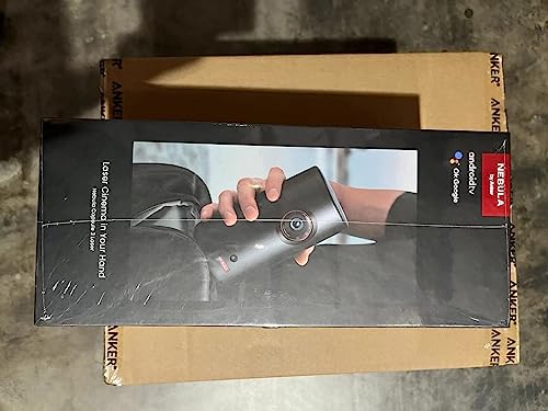 جهاز عرض صغير نيبولا كابسول 3 بالليزر 1080p ذكي واي فاي من انكر، جهاز عرض محمول رقمي بتقنية دولبي وميزة التركيز التلقائي لعرض صورة 120 انش مزود ببطارية مدمجة ويوف وقت تشغيل 2.5 ساعة، اسود، 1920 x 1080