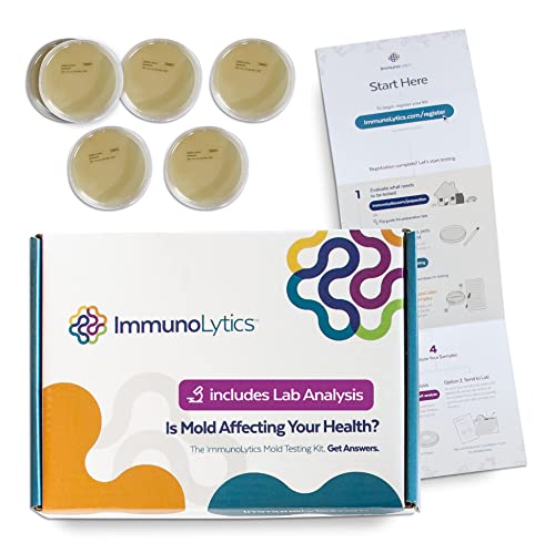 Premium Mold Test Kit (6 Rooms/Plates) Protect Your Home and Family with The Most Accurate DIY Mold Detection, Lab-Grade Plates, UV-Proof Storage, Expert Lab Analysis, and Satisfaction Guarantee