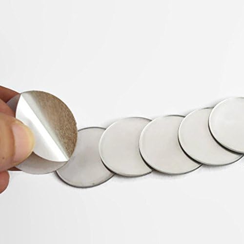 Miniatura 5 de 50 calcomanías de pared para espejo de varios tamaños, mini decoración de espejo acrílico redondo extraíble, calcomanía de espejo circular pequeño