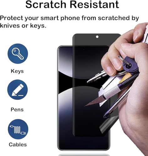 Image of ZARALA Privacy Hydrogel Screen Protector for Realme 16 Pro Plus Anti-Spy Flexible TPU Private Protective Film, Anti-Scratch Anti-Peeping Ultra-Thin Soft Hydrogel Protective Film
