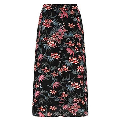ONLY Onlnova Life - Falda maxi para mujer con botones Cover