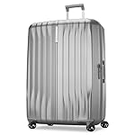 Samsonite UpLIFT X-Large Checked Hardside Luggage with Spinner Wheels - Airline-Approved, TSA Lock, Adjustable Handle System - Polycarbonate Hard Suitcase for Ultra Lightweight Travel - Silver Shimmer