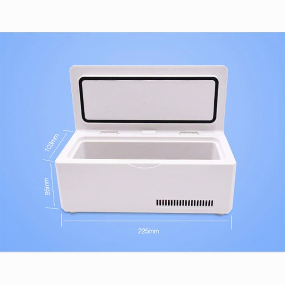 Mini Refrigerador De Insulina con BateríA, Caja De Enfriador PortáTil De Medicina De 2-8 ° C, Viaje, AutomóVil, InterferóN, Vacuna, Gotas Oculares Medicamentos Almacenamiento
