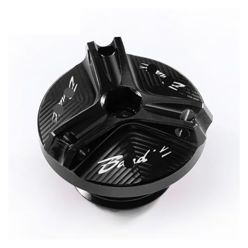 Couvercle liquide frein Bandit S650 1200 noir en aluminium CNC M1.5