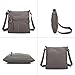 Scarleton Crossbody Bags for Women, Travel Bag Purses and Handbags Multi Pocket Shoulder Bag Faux Leather Small, H182024, Grey
