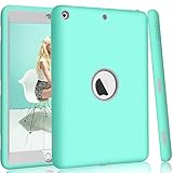 iPad 5th/6th Generation Case, iPad 9.7 2018/2017 Case, Hocase High-Impact Shock Absorbent Dual Layer Silicone+Hard PC Bumper Protective Case for iPad A1893/A1954/A1822/A1823 - Teal / Grey