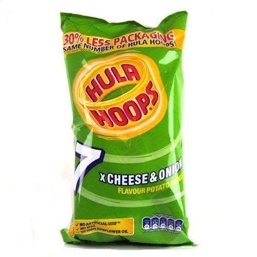 KP Hula Hoops 6 Pack (Cheese and Onion) by KP-SET OF 2