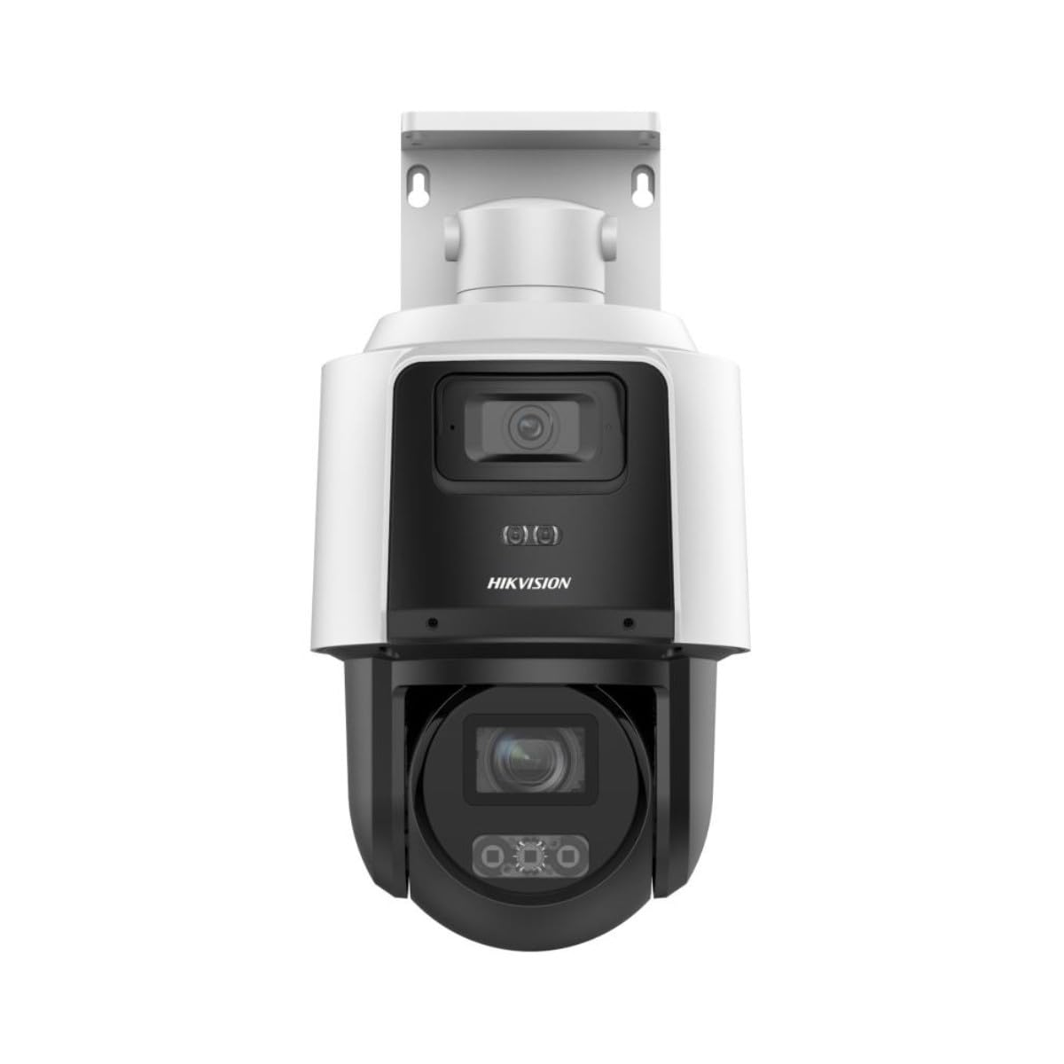 Câmara de Segurança IP Hikvision PT TandemVu Ptz PoE+ 4MP+4MP 2.8mm Exterior IP66 - DS-2SE3C404MWG-E/14(2.8mm)