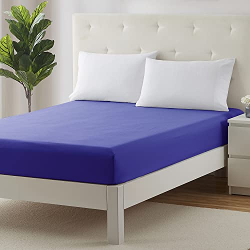 Image of Clara Clark Premier 1800 Deep Pocket Fitted Sheet, Fits up to 16 inch depth - Double Brushed Microfiber.