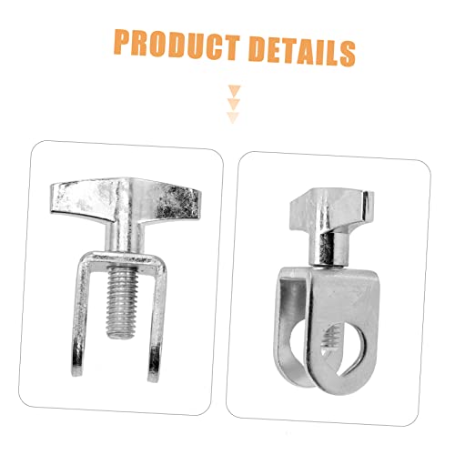 Abaodam 5pcs Adjustable Drum Clip Holder Cowbell Mounting Clamp miniatura 5