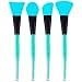Produktbild Supertong Damen Einhorn Make-Up Pinsel Maskenpinsel 4pcs Maske Applikator Pinsel Silikon Gesichts Schlamm Maske Bodylotion Applikator Tools Gesichtsmaske Pinsel Kosmetik Masken Pinsel