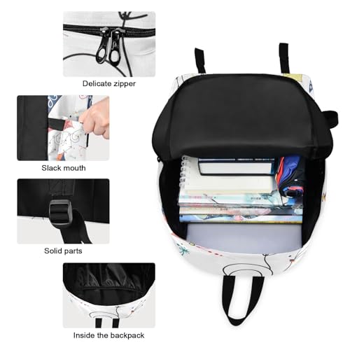 Colorful Kites Lightweight Durable Student Backpack Set with Insulated Lunch Bag Large Capacity Kids Backpacks for Daily Use School Outdoor Travel Laptop Daypack 212190183