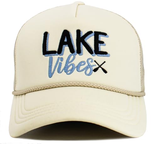 Image of Vacation Beach Camping Womens Baseball Cap Distressed Vintage Unconstructed Embroidered Patch Hat