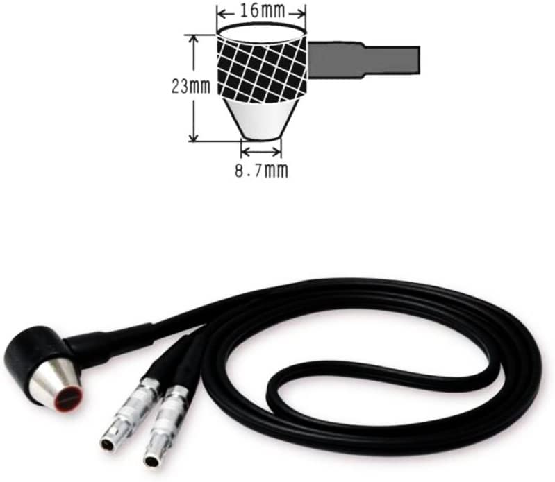 Ultrasonic Thickness Gauge Small Diameter Probe Transducer con rango 0.8-30.0mm y diámetro 8.7mm para UM-2 UM-2D UM-4 UM-4D UM-4DL UM-5 UM-5D UM-5DL miniatura 2