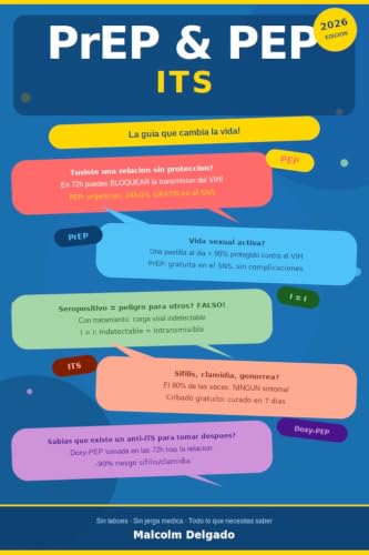 PrEP, PEP & ITS: tu guía completa 2026: Todo lo que necesitas saber sobre la prevención del VIH y las ITS en España. Sin tabúes, sin jerga médica (Spanish Edition)