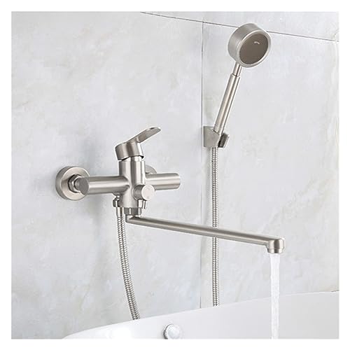 Robinet de douche mural à jet pressurisé avec buse étendue pour mitigeur eau chaude