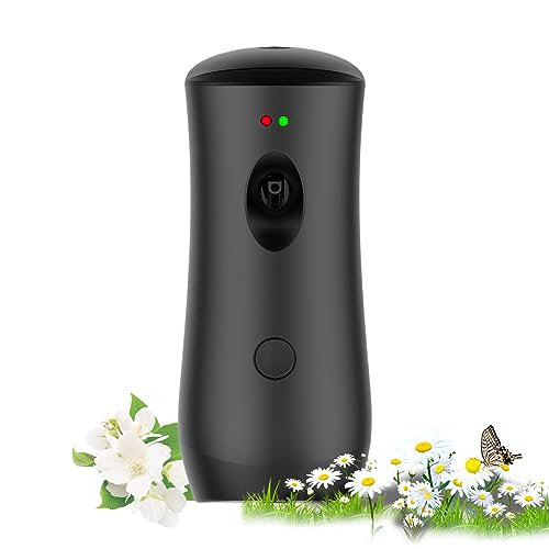 Auto Air Freshener Spray Machine Free Stand or Wall Mounted Automatic Aerosol Spray Dispenser Adjustable Aroma Machines are Widely Used in Bedrooms Offices Hotels and Commercial Places (Black)