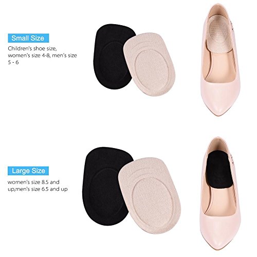 Heel Pad,2 Pairs Gel Heel Lifting Insoles Cushion Foot Protector Shoe Pad Foot Care Tool Prevent Heel Slipping Rubbing Blisters