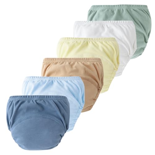 SEAUR Ropa Interior de Entrenamiento Bebe Bloomer Pantalones Cubrepañal Bragas Cubrepañal Bebe Reutilizable Pantalones 1-2 años