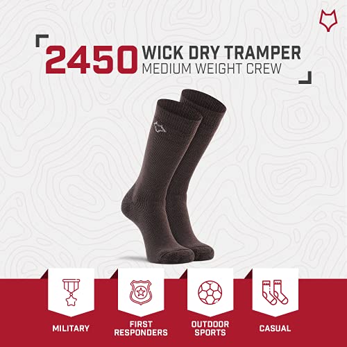 Image of Fox River Wick Dry Tramper Merino Wool Crew Socks Medium Weight Men's Hiking Sock with Moisture Wicking Fabric
