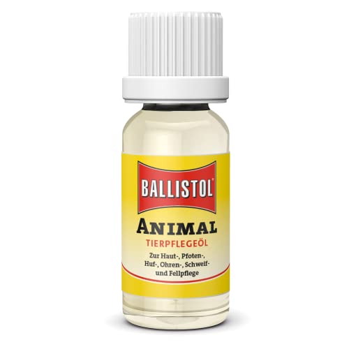 Ballistol 26560_case Animal Tierpflege-Öl 10ml – Huf-, Schweif- und Fell-Pflege für Hund, Katze, Pferd, Hof- & Haustiere