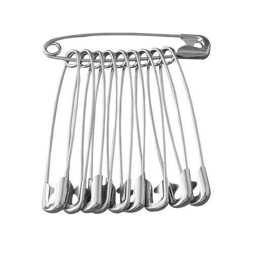 DGTANGYIN 30PCS 2 inch Silver Safety Pins - Your Versatile Pinning Solution for Sewing, Crafts & More