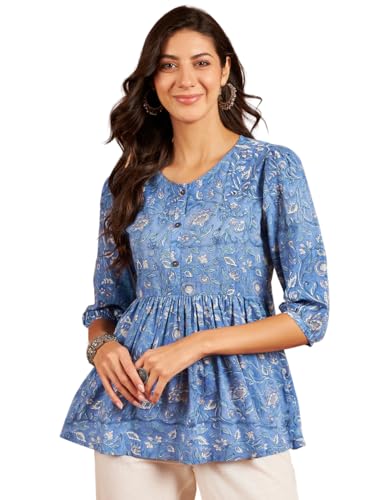 Image of Modeve Women Cotton Top for Summer