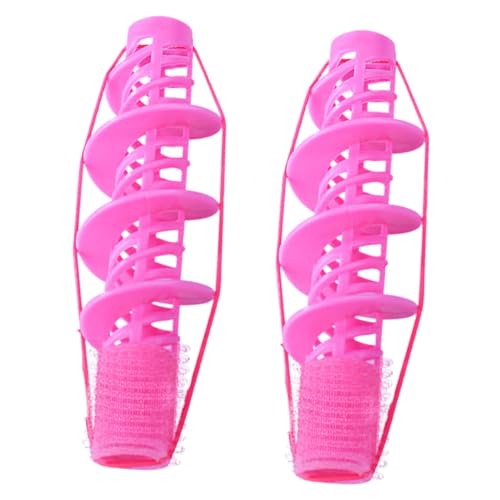 OUNONA 2pcs Flexible Perm Rods for Styling Long Hair DIY Hair Rollers for Effortless Curls Non Damaging for Home Salon Use and Spirals