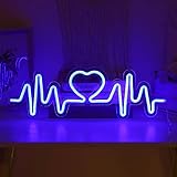 ★ 【Décoration de la chambre mignonne】: Cette décoration murale mignonne LED neon lumière est faite de matériau en PVC, imperméable et durable. Comparé aux néons de verre traditionnels, cette lampe murale à LED apporte plus de luminosité et une variété de belles couleurs à la chambre à coucher. Fournir une lumière chaude, une merveilleuse lampe décorative, remplacez la lampe de la table ennuyeuse et ajoutez de la couleur à la pièce la plus sombre.