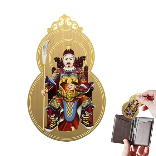 Carta In Metallo Tai Sui 2026,Decorazione Portatile Cinese in Rame