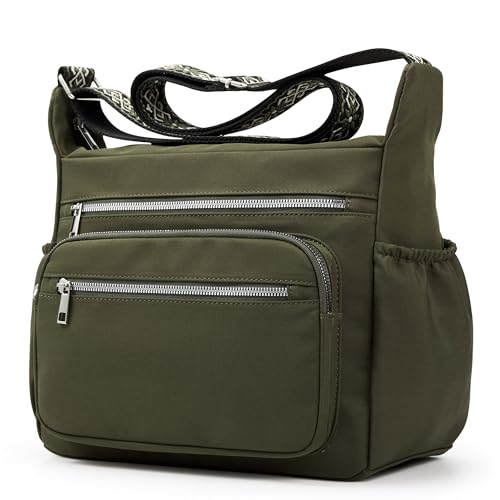 Large Lightweight Nylon Crossbody Bag