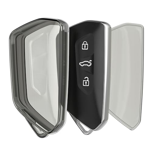 Custodia Chiavi Auto In TPU Trasparente Per BMW Con Display - Compatibile Con Serie 5, 7, X3, X5, I8 E Altri
