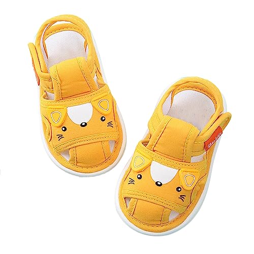 Infant Boys Girls Baby Newborn Summer Sneakers Cute Cat Cat Print Soft Bottom Walking Flat Toddler Boy Sandals Size 9