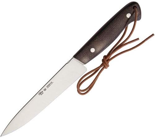 Nieto C-16-Y Linen Micarta 6" Satin Hunting Fixed Blade Knife + Sheath