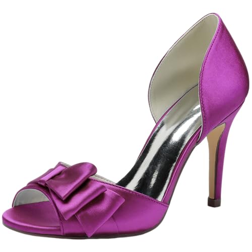 Sandales de mariage femme avec nœud escarpins bout ouvert chaussures décontractées sexy 38