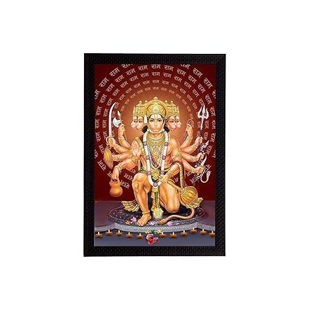 Peinture Hanuman image Vastu dosh entrée maison bureau