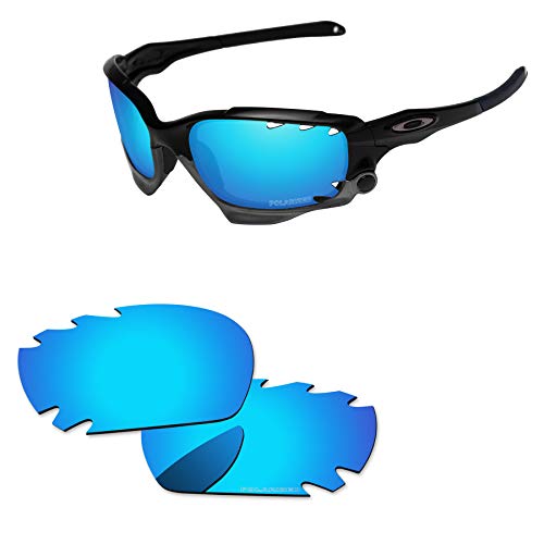 Image of Polarized Lenses Replacement for Oakley Racing Jacket /Jawbone Vented Sunglasses Frame 2 Pairs Packed