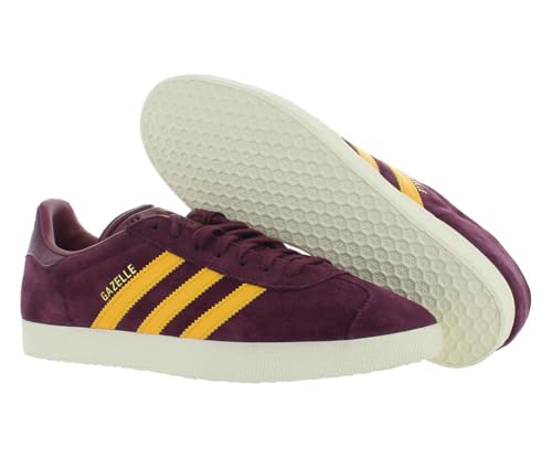 Image of adidas Gazelle MLS Mens Shoes Size 7, Color: Maroon /Crew Yellow /Victory Crimson