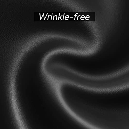 BEARCOVER Strapazierfähige Kunstleder-Billardtischabdeckung, wasserdicht und reißfest, für Billardtisch, 2,2 m, 2,7 m, 2,7 m, 2,1 m, 2,1 m, Schwarz