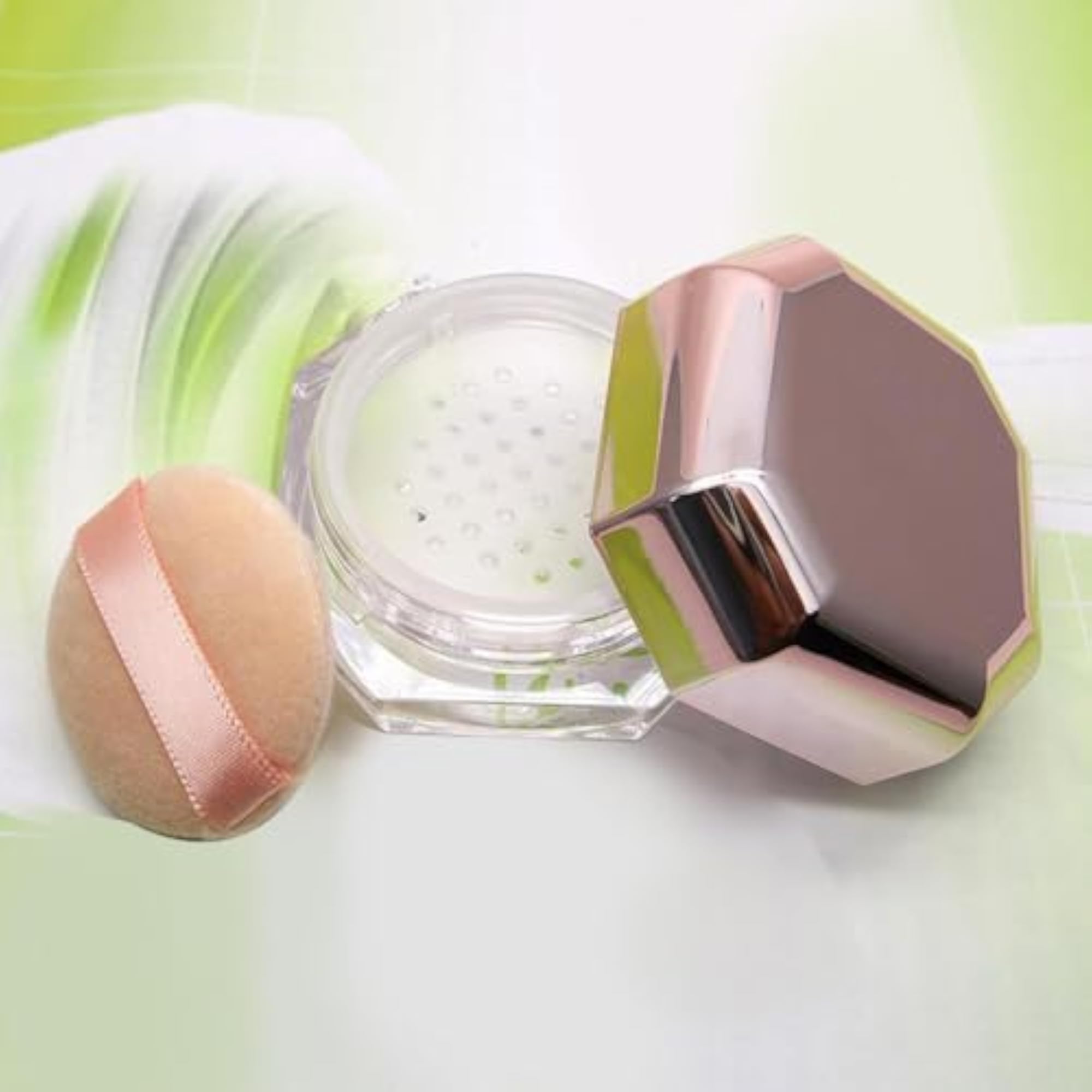 5x8 ML Reusable Loose Powder Container DIY with Puff