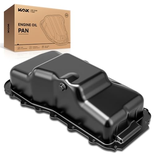 Image of KAX 264-205 Engine Oil Pan Fit for Dodge Grand Caravan, Chrysler Imperial, Chrysler New Yorker, Pacifica, Voyager, Dodge Grand Voyager, Caravan, Dynasty, Grand Voyager, with Drain Plug