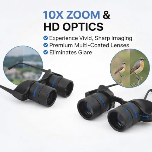 Binoculares Gafas Ópera 10X con Lentes Polarizadas miniatura 4